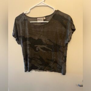 Camo crop top